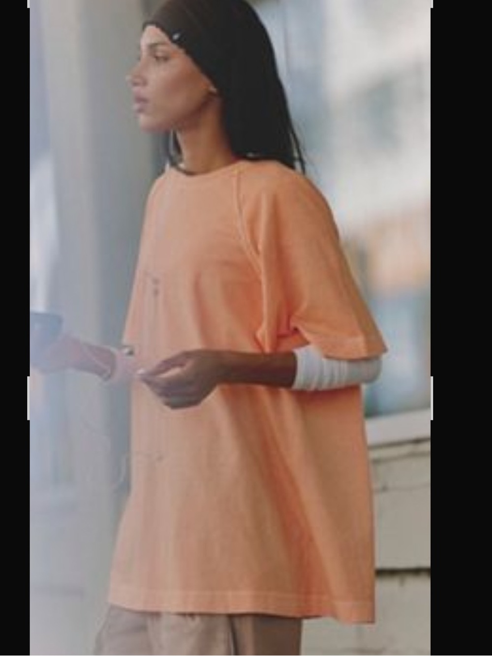 Free People Movement Icon Tee In Summer Melon NWT Size M